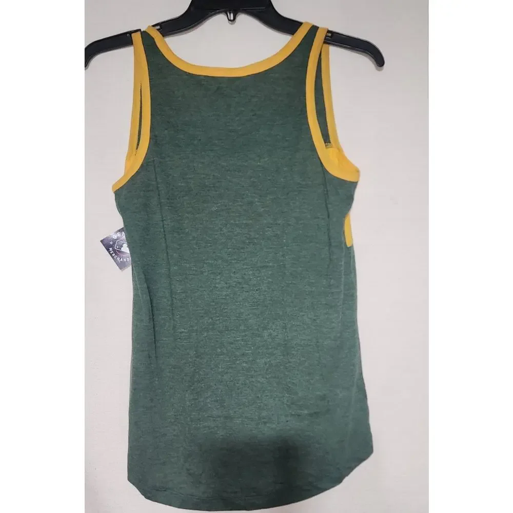 Oakland athletics kids tank top small
